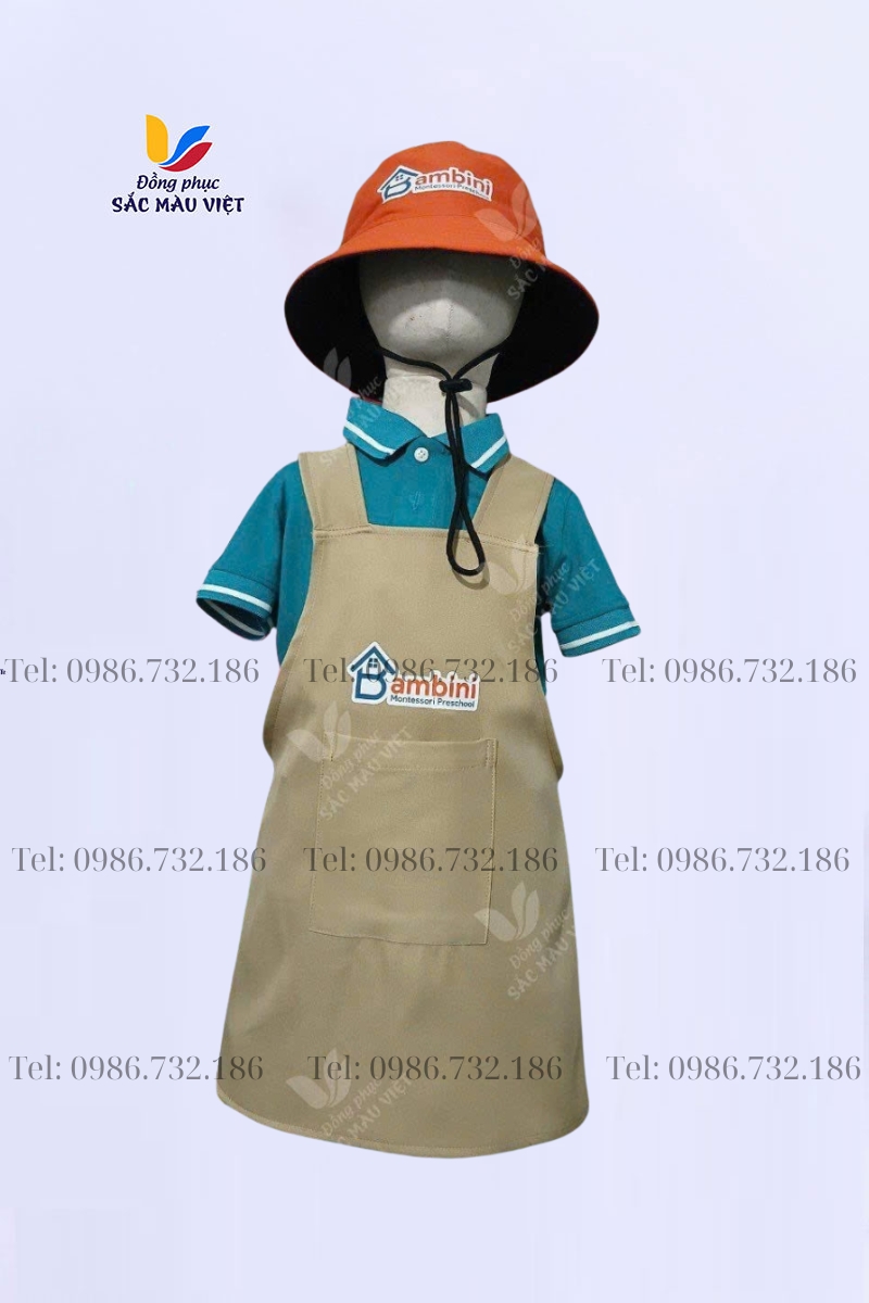 Mẫu mũ + tạp dề 03